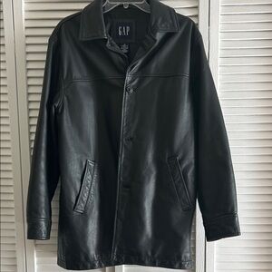 GAP Men's Black Trench Coat